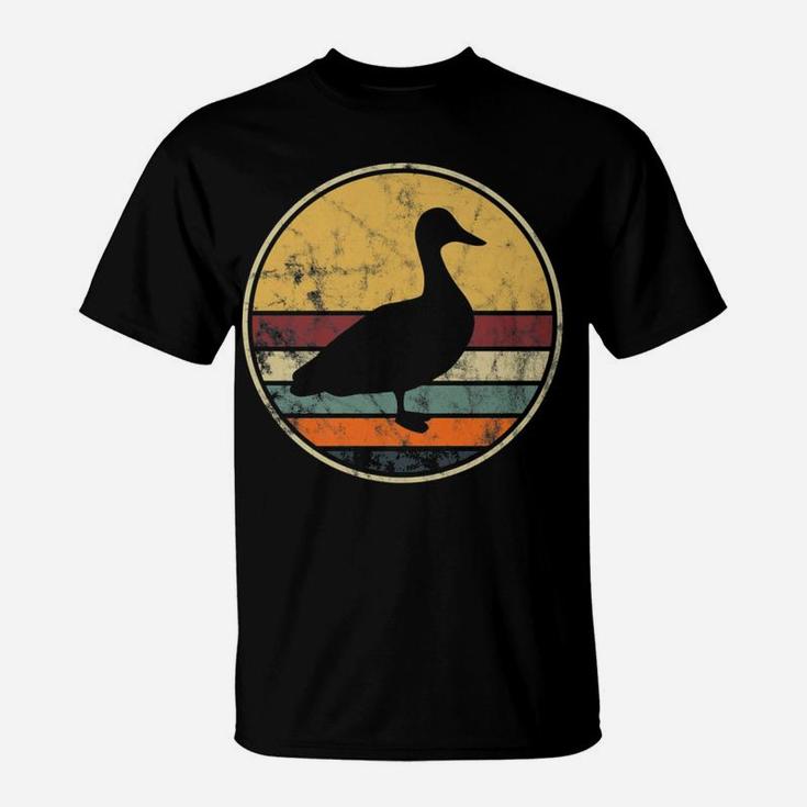 Ente Vintage Geschenk Retro Distressed B T-Shirt