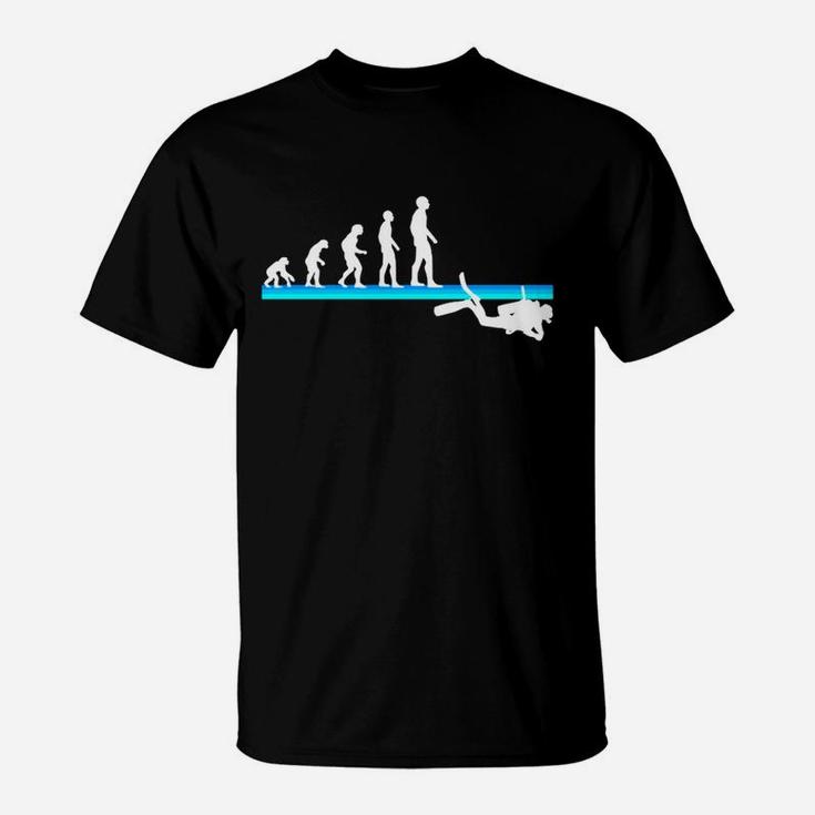 Evolution des Schwimmens T-Shirt, Witziges Schwimmer-Entwicklungs-Shirt