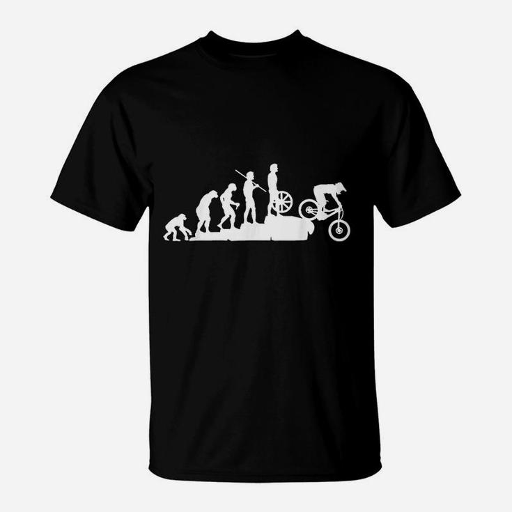 Evolution Downhill Mountain Bike Mtb Mountain Biking T-Shirt