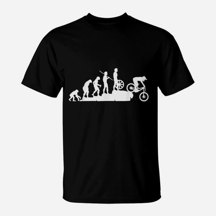 Evolution Downhill Mountain Bike Mtb Mountain Biking T-Shirt