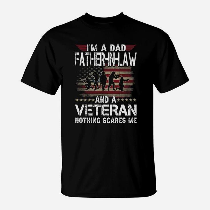 Father-in-law Veteran Fathers Day Gift From Daughter For Dad T-Shirt