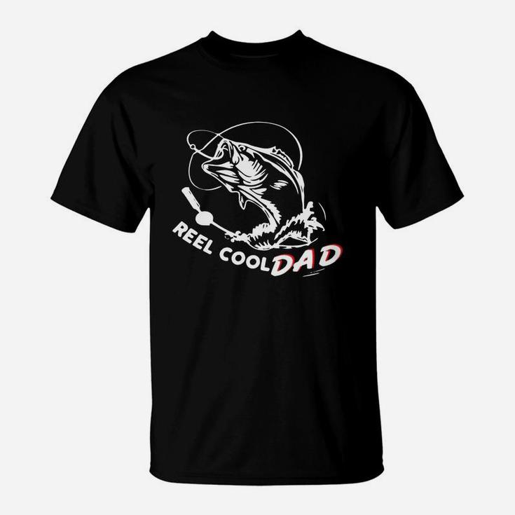 Fathers Day Reel Cool Dad Fishing T-Shirt
