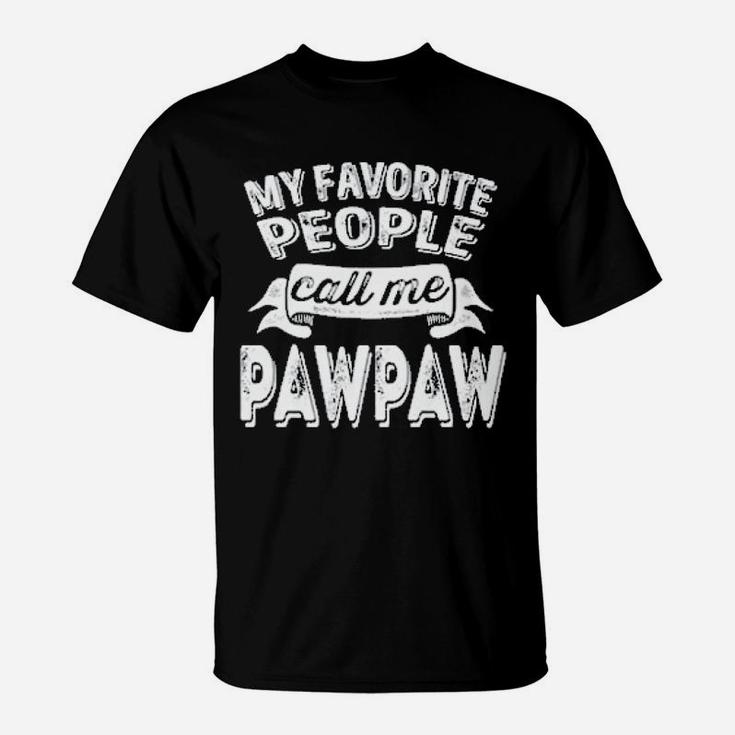 Feisty And Fabulous My Favorite People Call Me Paw Paws T-Shirt