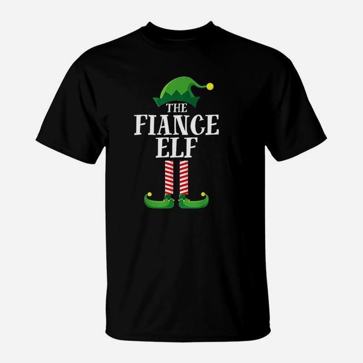 Fiance Elf Family Christmas Party T-Shirt