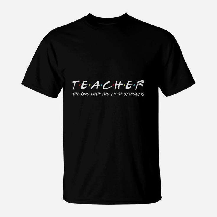 Fifth Grade Teacher Team Funny Elementary Teaching 5th Crew T-Shirt