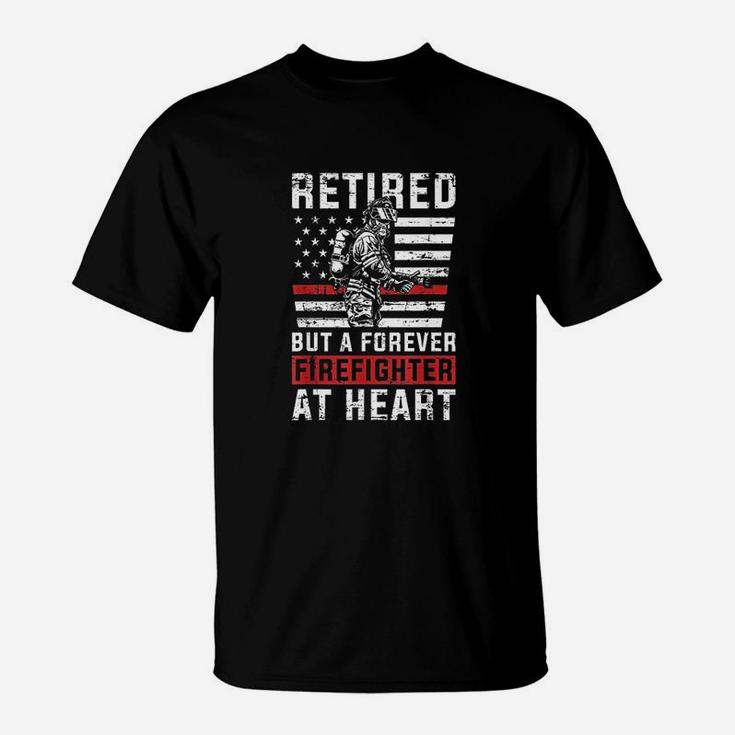 Fireman Pride 911 Rescue Retirement Gift Retired Firefighter T-Shirt