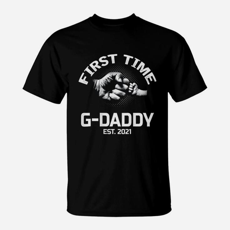 First Time G Daddy Est 2021 Gift For Dad Grandpa Uncle T-Shirt