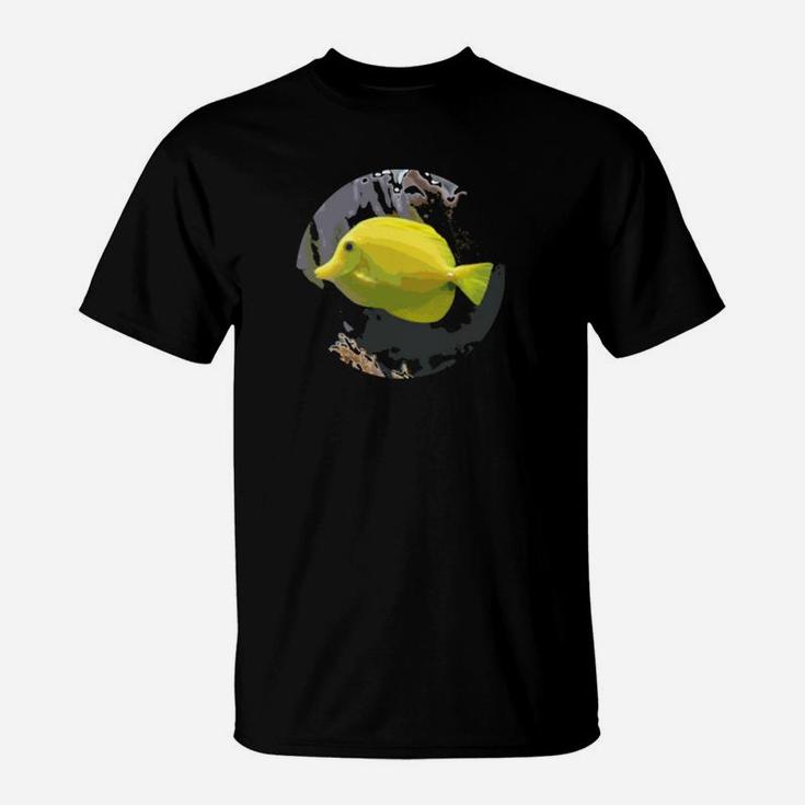 Fqkleiner Fisch Im Großen Meer T-Shirt