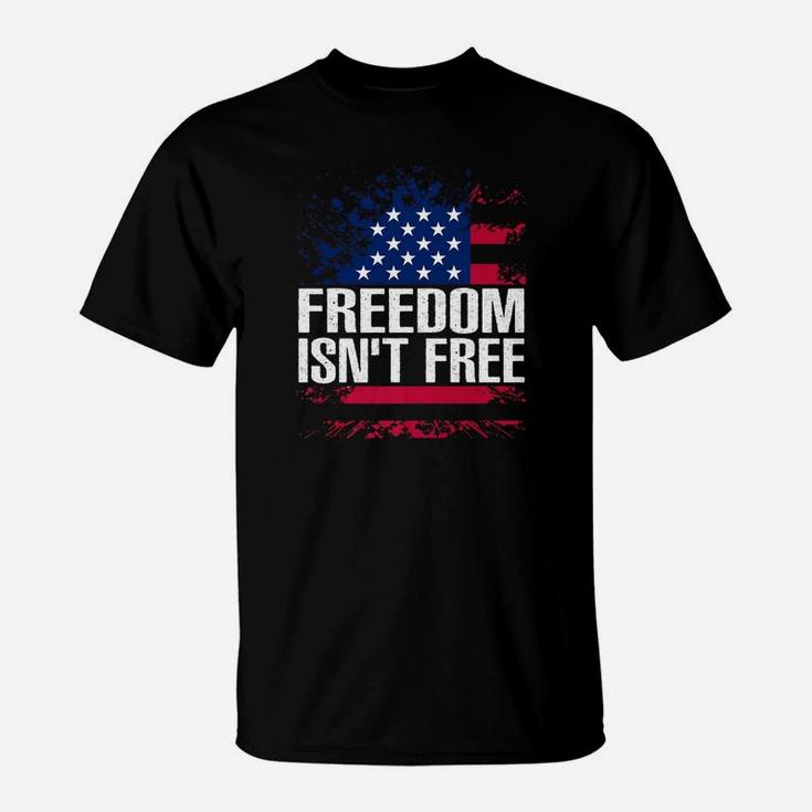 Freedom Isnt Free Shirt Veteran Patriotic American Flag Premium T-Shirt