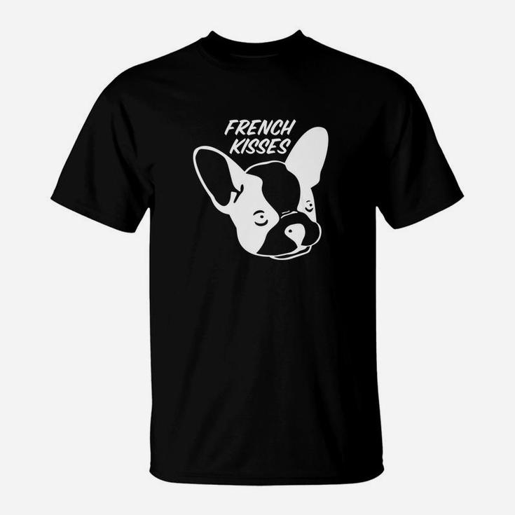 French Bulldog Valentine French Kisses T-Shirt