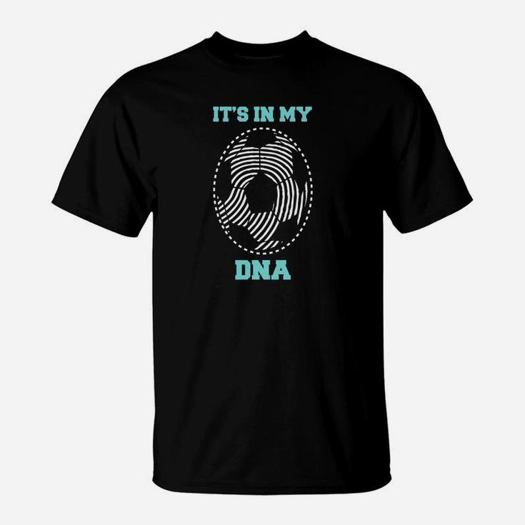 Fußball DNA Fingerprint Erbgut Langarm T-Shirt für Fans