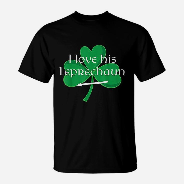 Funny Couples St Patricks Day I Love His Leprechaun T-Shirt