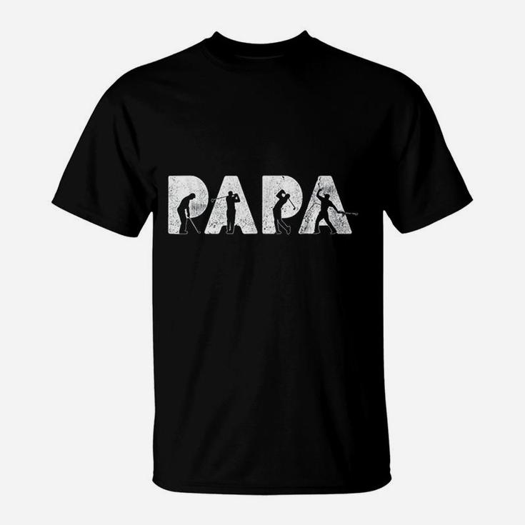 Funny Dad Papa Golf, best christmas gifts for dad T-Shirt