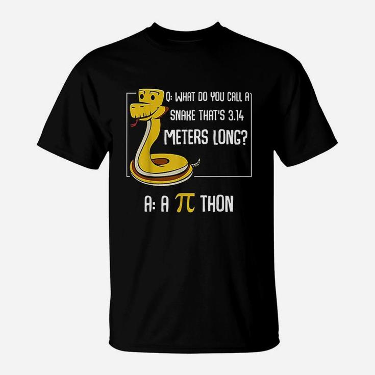 Funny Math Lover Number Pi Thon Snake Calculatin T-Shirt