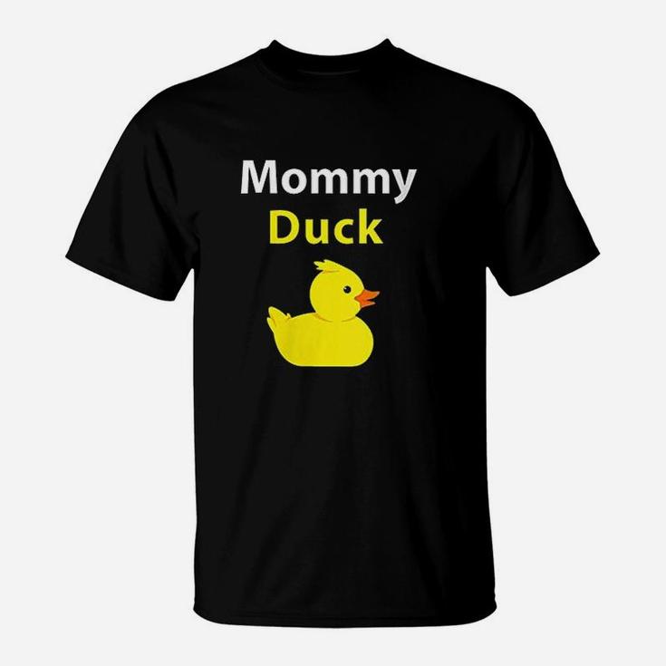 Funny Mommy Duck Rubber T-Shirt