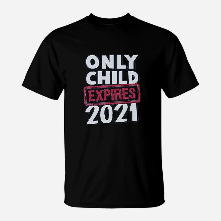Funny Only Child Expires 2021 Big Brother Sister T-Shirt