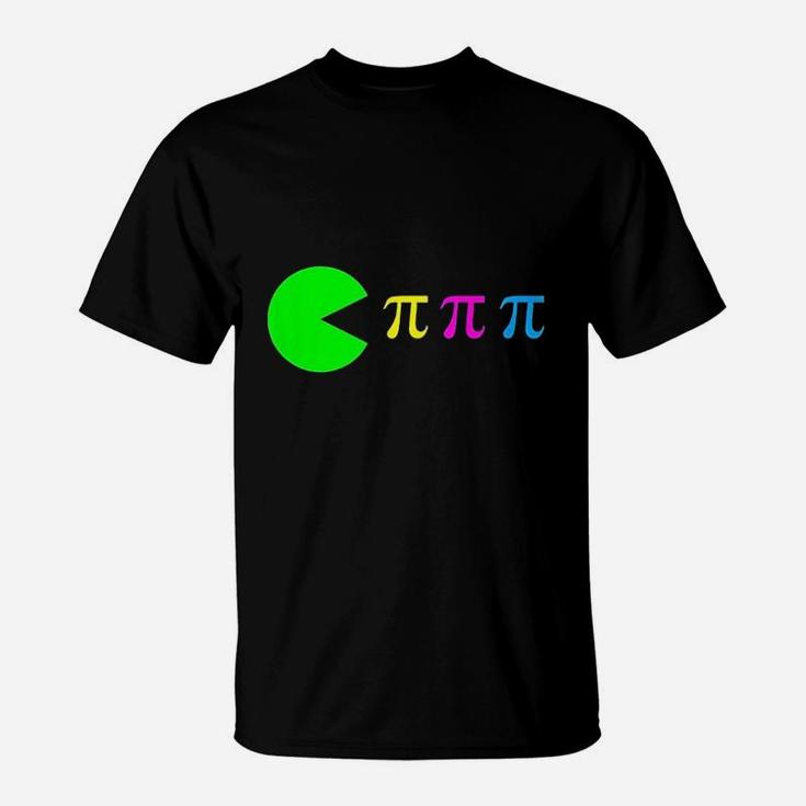 Funny Pi Day Math Science Ate Pi Symbol Color T-Shirt