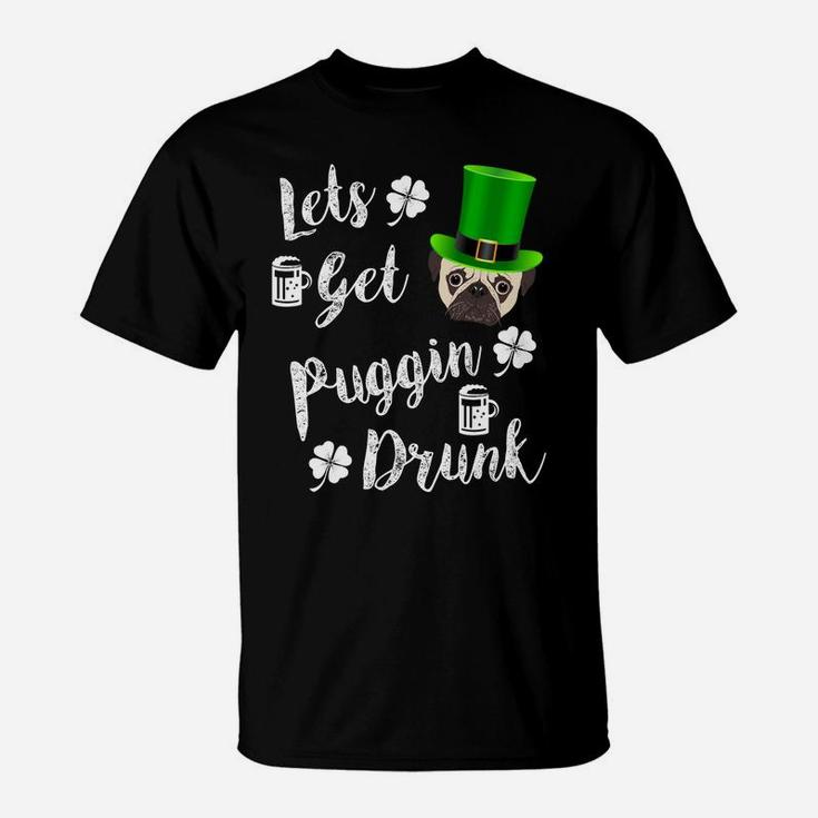 Funny Pug St Patricks Day Pug Dog T-Shirt