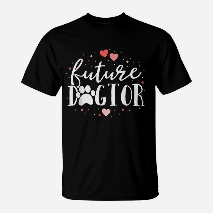 Future Dogtor Dog Doctor Vet Tech Veterinarian Student Gift T-Shirt