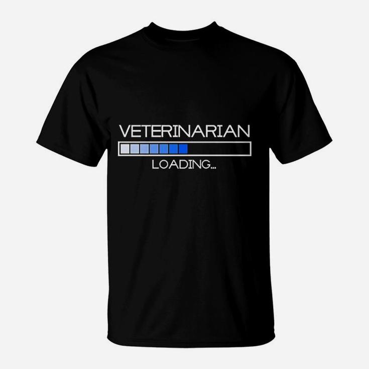 Future Veterinarian Loading Vet Pet Graduation Gift T-Shirt