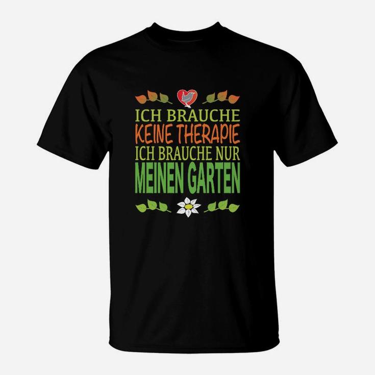 Garten Therapie T-Shirt für Kleingarten & Schrebergarten Fans