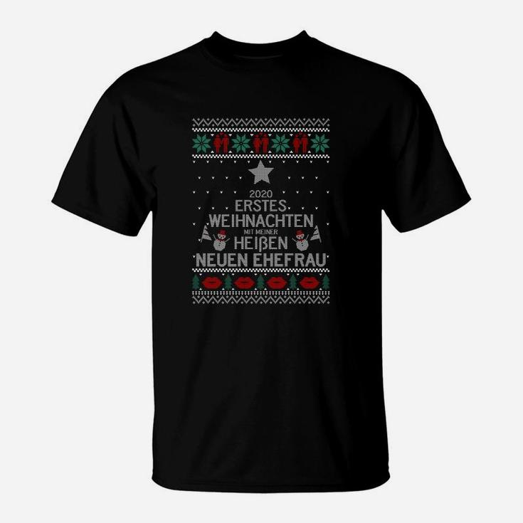 Ge 2020 Erstes Weihnachten Ehefrau T-Shirt