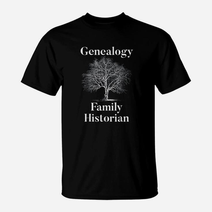 Genealogy Gifts For Family Tree Historian Ancestry Research T-Shirt