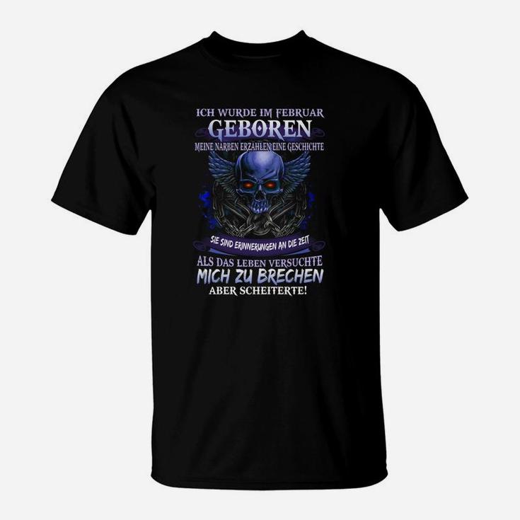 Gesschenk Für Einen Mann Wurde Im Februar Georen T-Shirt