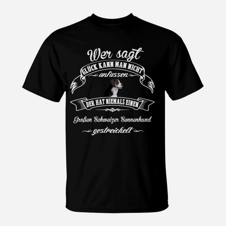 Glück Mit Grosser Schweizer Sennenhund T-Shirt