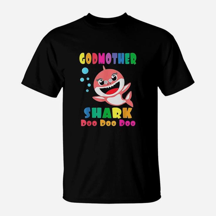 Godmother Shark Funny Mothers Day Gift T-Shirt