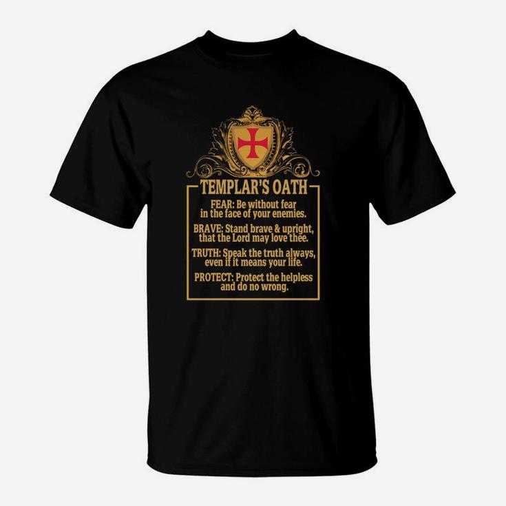 Gods Warrior - Templars Oath T-Shirt