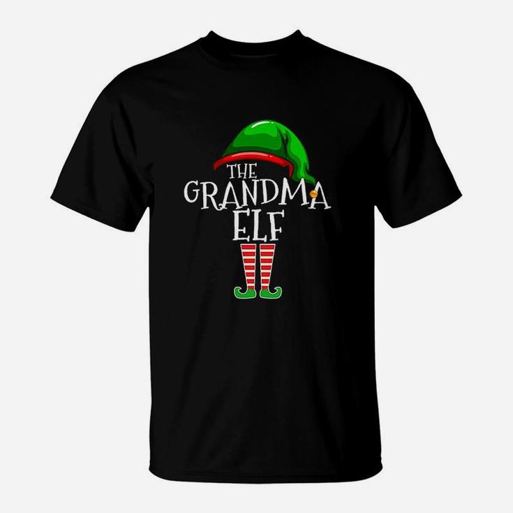 Grandma Elf Group Matching Family Christmas T-Shirt