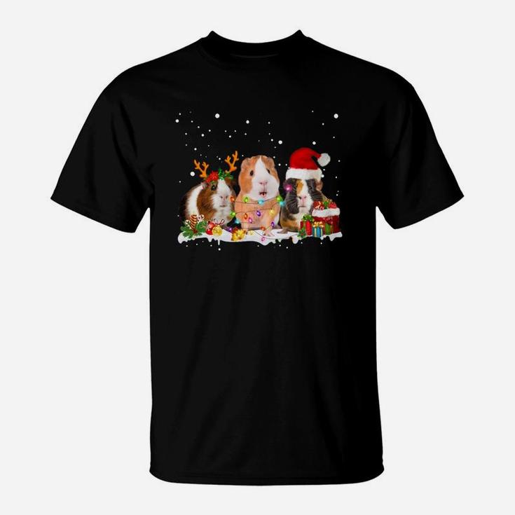 Guinea Pig Santa Christmas T-Shirt