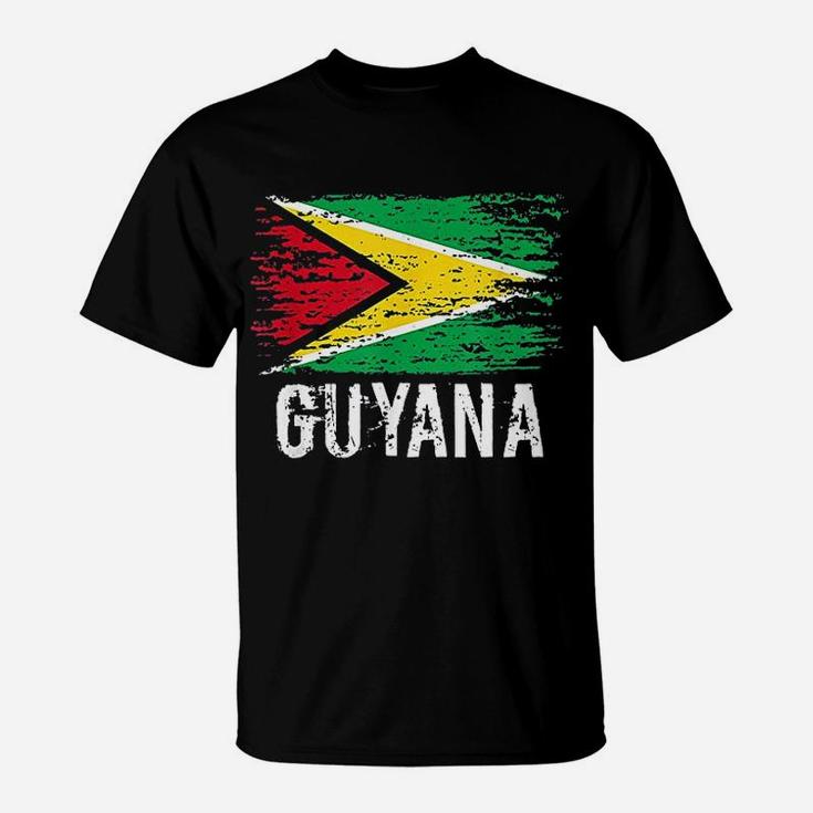 Guyanese Flag Pride Vintage Guyanese Root Gift T-Shirt