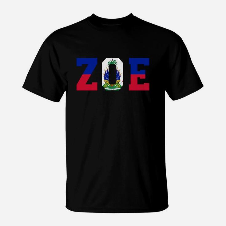 Haitian Zoe- - Haitian Pride For Haitian Flag Day T-Shirt