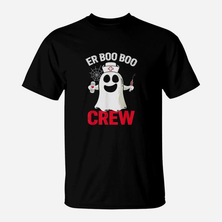 Halloween Er Costume Women Men Er Boo Boo Crew Nurse Ghost T-Shirt