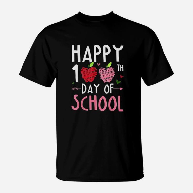 Happy 100th Day Of School Kindergarten Teachers Funny T-Shirt