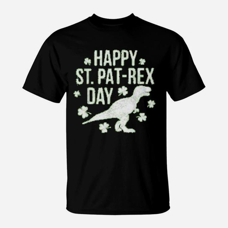 Happy St Pat Rex Day St Patrick Patrex Dinosaur Gift T-Shirt