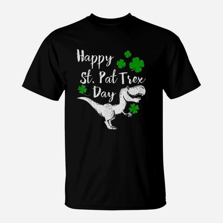 Happy St Pat Trex Day Dinosaur St Patricks Day T-Shirt