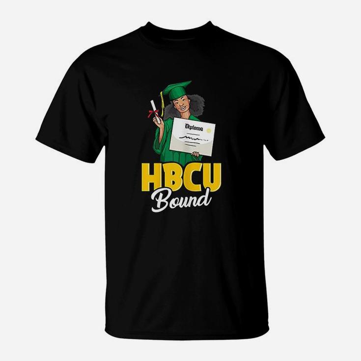 Hbcu Bound Graduation College Gift For Girls Future Graduate T-Shirt