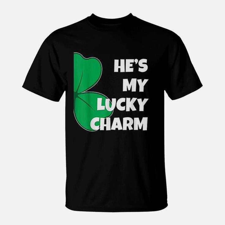 He Is My Lucky Charm Funny St Patricks Day T-Shirt