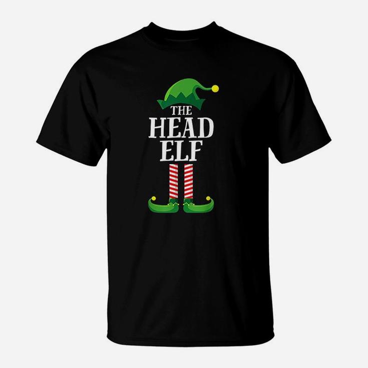 Head Elf Matching Family Group Christmas T-Shirt