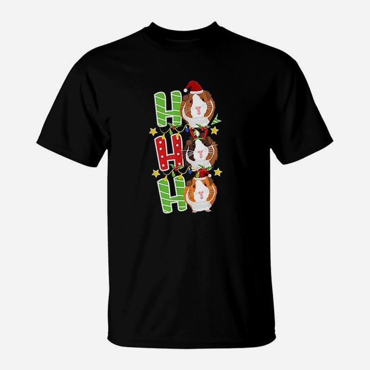 Ho Ho Ho Xmas Gift Christmas Guinea T-Shirt