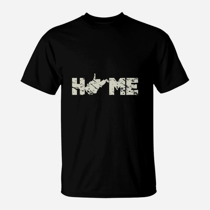 Home Shirt Wv West Virginia Distressed T-Shirt