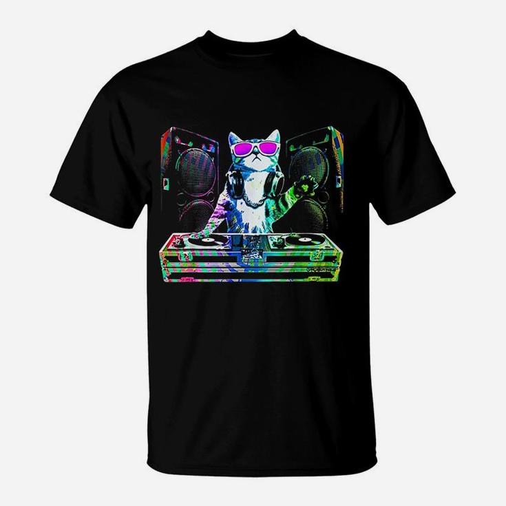 House Cat That Dj Cat T Shirt Seseable UK