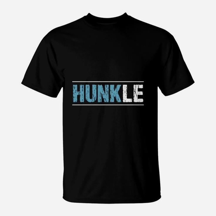 Hunkle Funny Family Favorite Uncle Niece Or Nephew Love Art T-Shirt