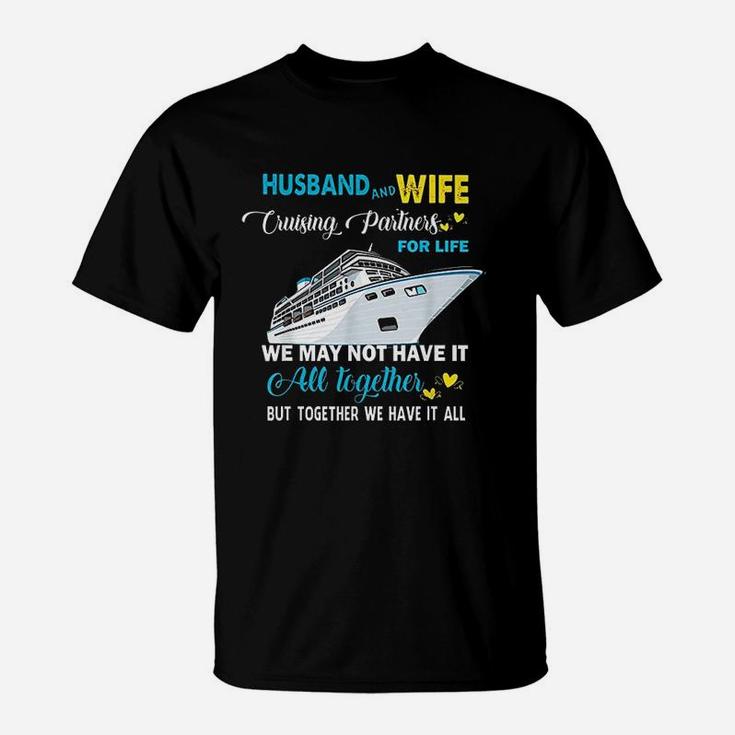 Husband And Wife Cruising Partners For Life T-Shirt