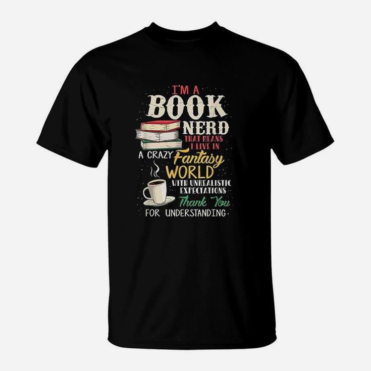 I Am A Book Nerd Book Lover T-Shirt
