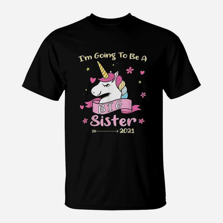 I Am Going To Be A Big Sister 2021 T-Shirt Seseable UK - Main Image