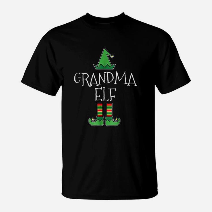 I Am Grandma Elf Matching Family Group Christmas T-Shirt
